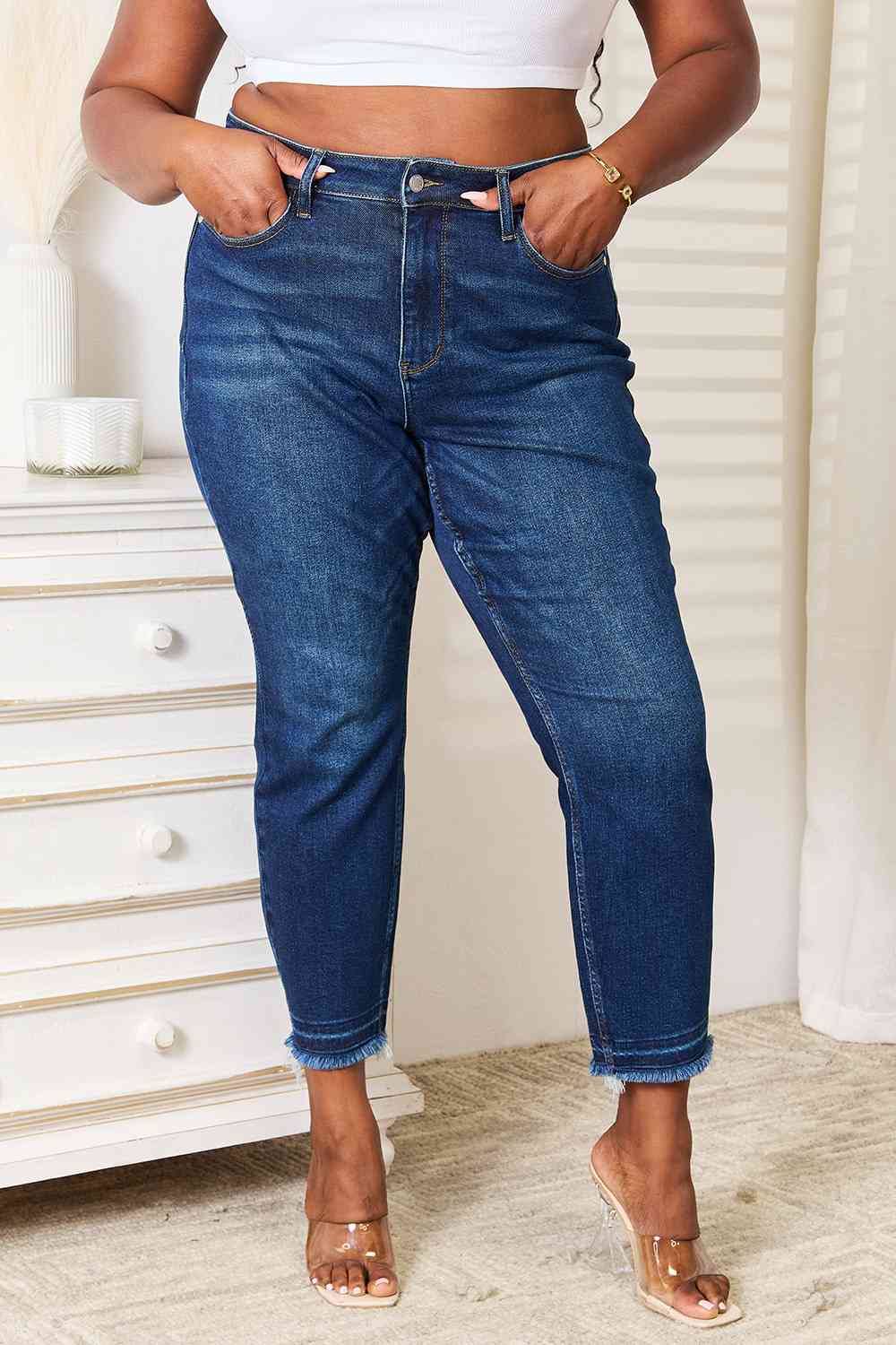 Blakeley (Judy Blue) Flared Tummy Control Jeans