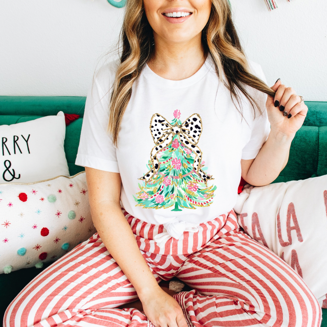 Coquette Christmas Tree Sweatshirt