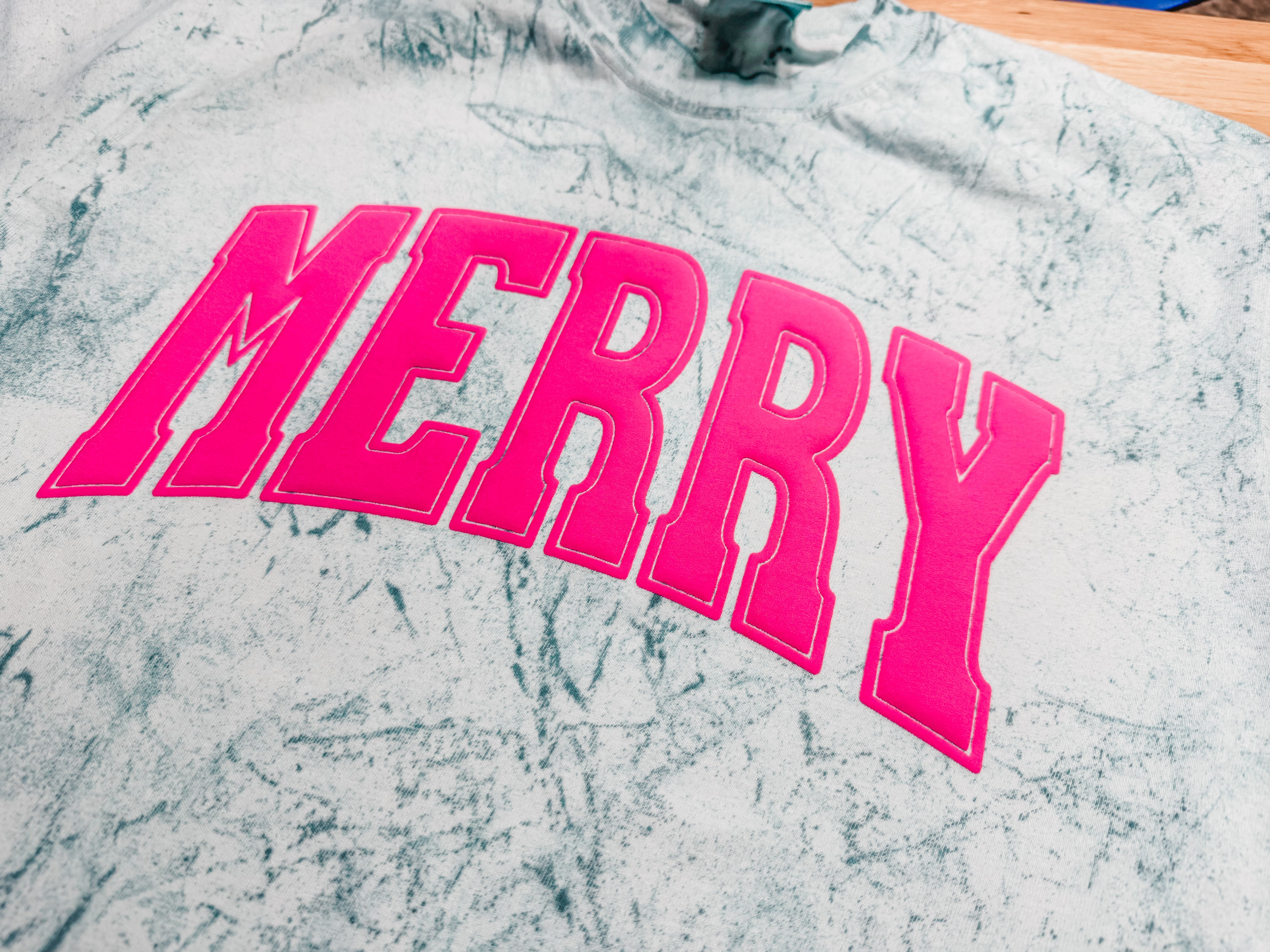 3D Puff Merry T-Shirt