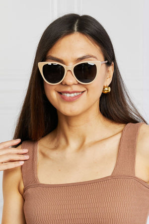 Cat-Eye Acetate Frame Sunglasses One Size Sunglasses by Vim&Vigor | Vim&Vigor Boutique