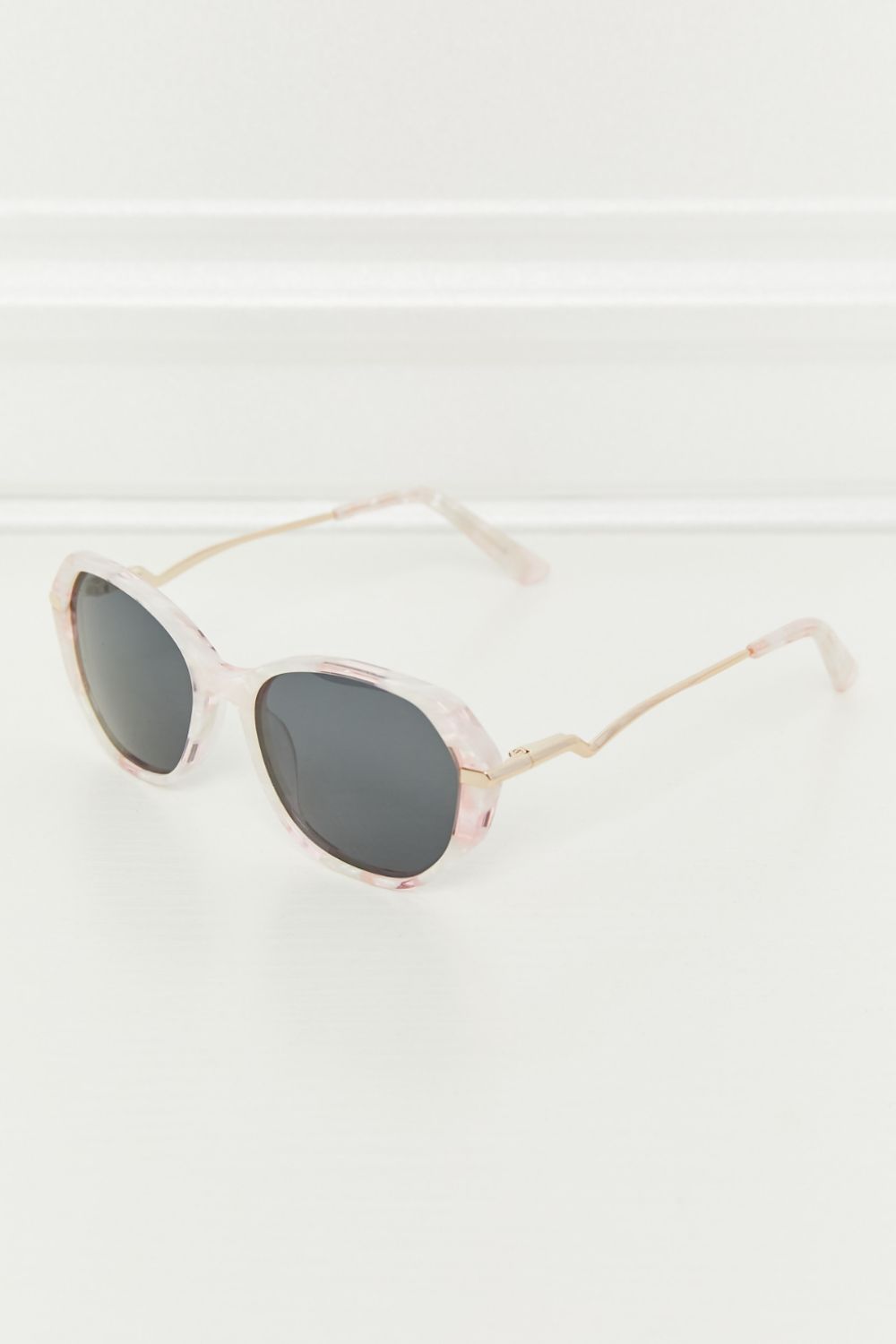 Glam TAC Polarization Lens Sunglasses Blush Pink One Size Sunglasses by Vim&Vigor | Vim&Vigor Boutique