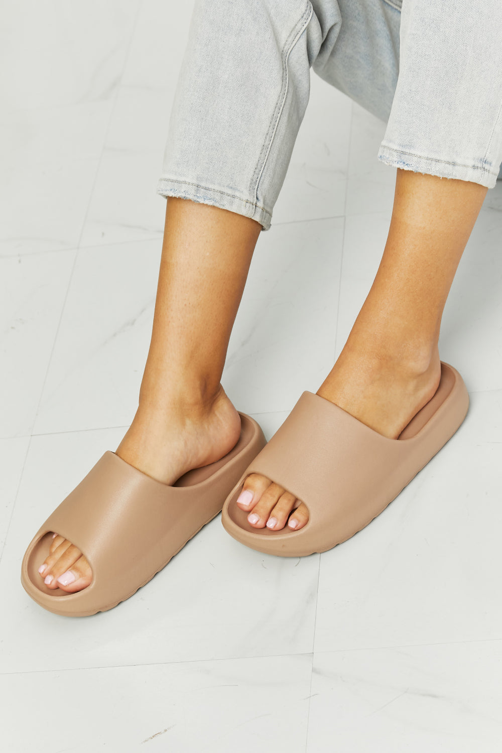 In My Comfort Zone Slides-Beige Sand Slides by Vim&Vigor | Vim&Vigor Boutique