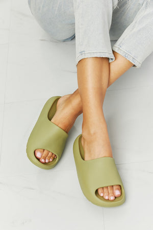 In My Comfort Zone Slides-Green Mist Green 6-7 Slides by Vim&Vigor | Vim&Vigor Boutique