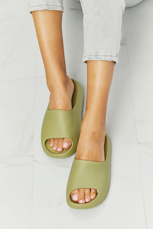 In My Comfort Zone Slides-Green Mist Green Slides by Vim&Vigor | Vim&Vigor Boutique