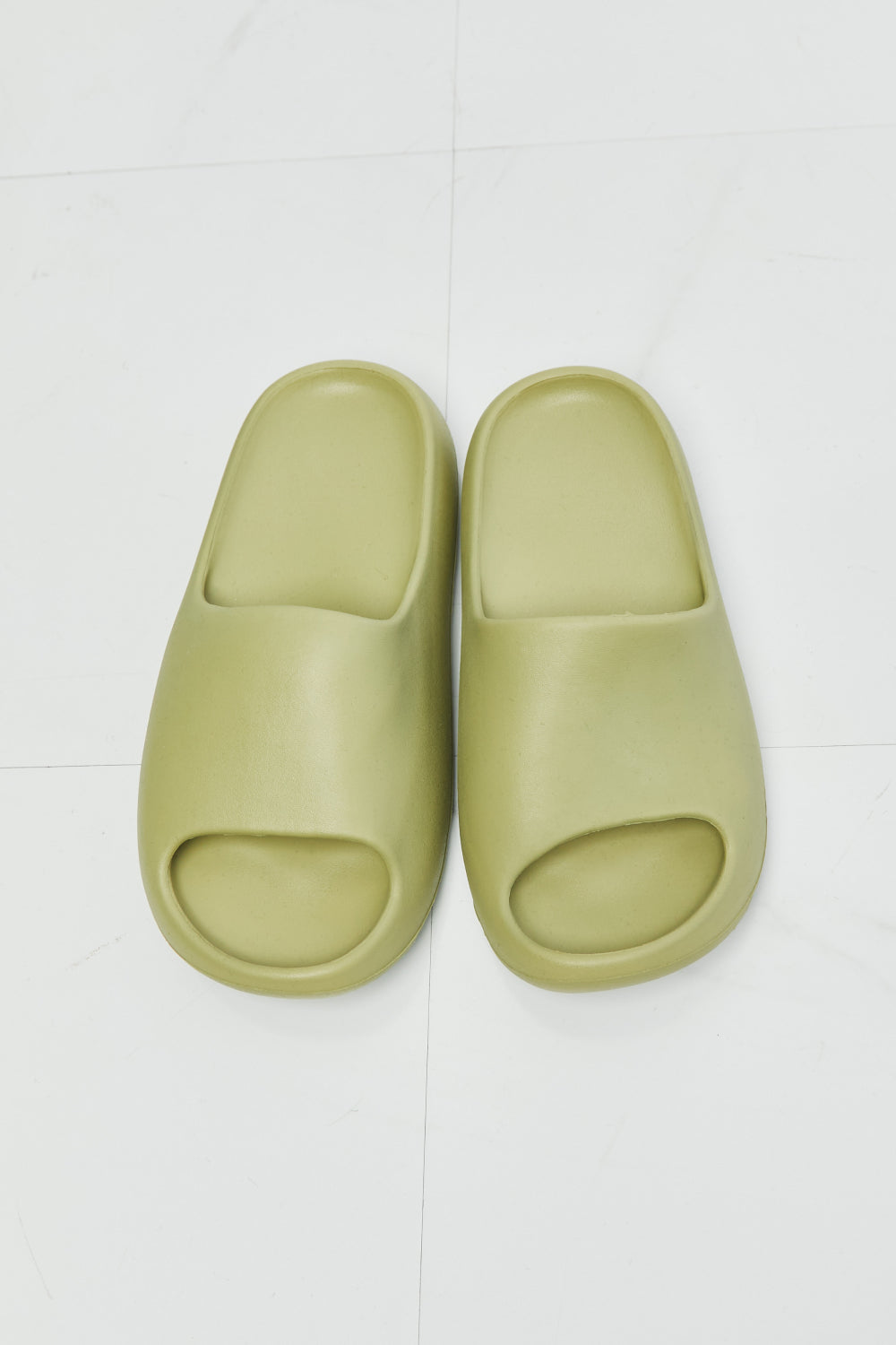 In My Comfort Zone Slides-Green Mist Green Slides by Vim&Vigor | Vim&Vigor Boutique