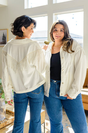 Loretta Rhinestone Fringe Jacket Jackets by Vim&Vigor | Vim&Vigor Boutique