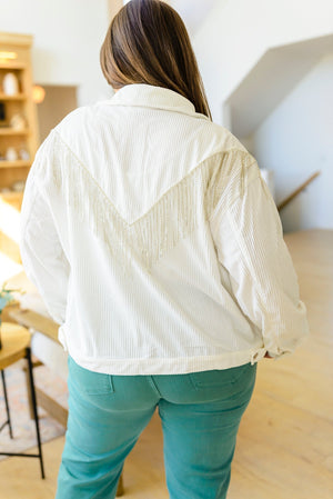 Loretta Rhinestone Fringe Jacket Jackets by Vim&Vigor | Vim&Vigor Boutique