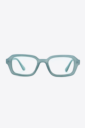 Rectangle Full Rim Sunglasses Pastel Blue One Size Sunglasses by Vim&Vigor | Vim&Vigor Boutique