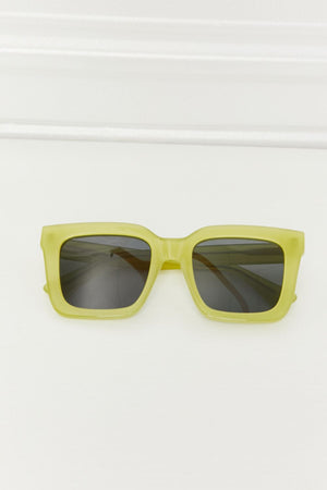 Square TAC Polarization Lens Sunglasses Lemon One Size Sunglasses by Vim&Vigor | Vim&Vigor Boutique