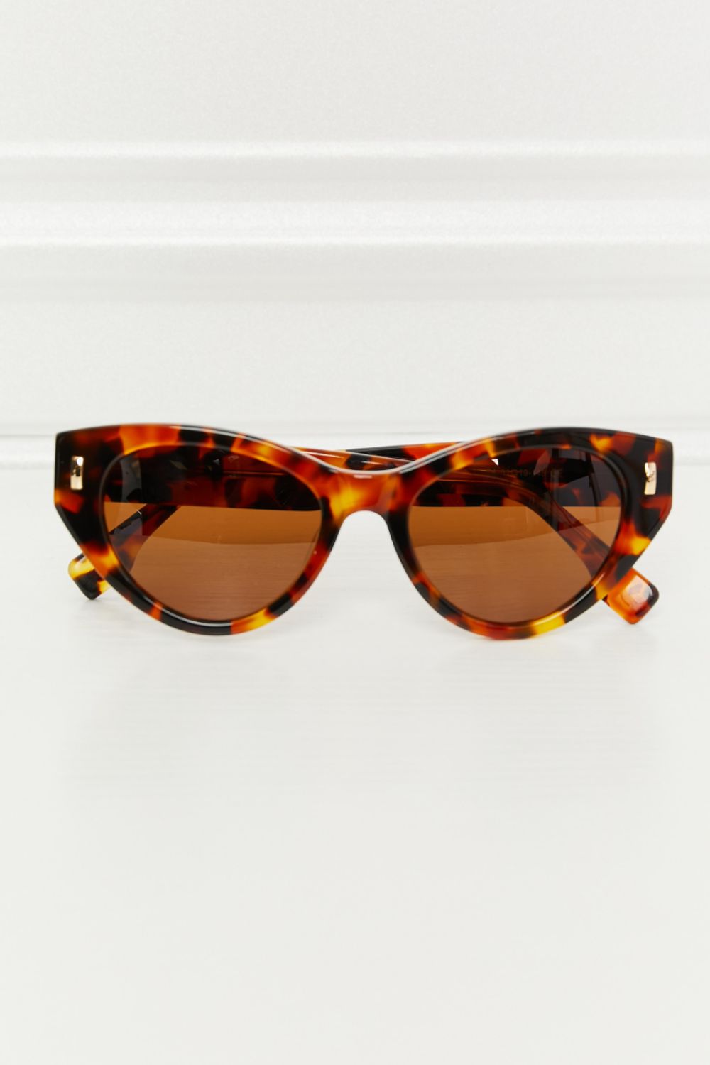 Tortoiseshell Acetate Frame Sunglasses Tangerine One Size Sunglasses by Vim&Vigor | Vim&Vigor Boutique